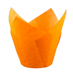 Форма бумажная «Тюльпан» 50х80 мм. Оранжевый