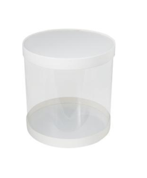 Коробка для торта прозрачная, ТУБУС диаметр 300 мм высота 300 мм