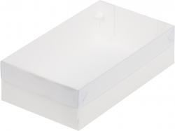 Коробка с пластиковой крышкой 250*150*70 мм (Белая)