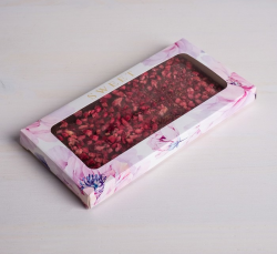 Упаковка с окном для шоколадной плитки 17,3 х 8,8 х 1,5  мм "Sweet"