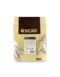 Глазурь шоколадная молочная Sicao, 500гр (ISF-T607-25B)
