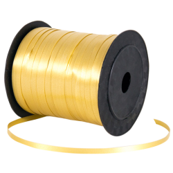 Лента обвязочная декоративная Золотая, 5 мм х 200 м