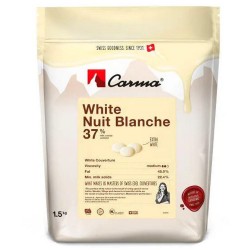 Шоколад белый Nuit Blanche 37% 1,5кг Carma