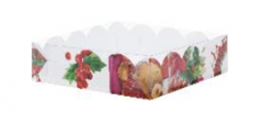 Коробка для печенья и пряников 155х155х35. XMAS