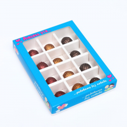 Упаковка для 12 конфет "Любовь-это…"