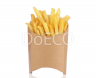 Упаковка для картофеля фри. Размер: 105*50*110