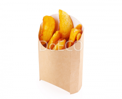Упаковка для картофеля фри. Размер: 126*50*135.