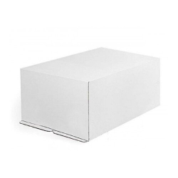 Короба для тортов «Эконом» белые. Размер: 300*400*200 до 10 кг 