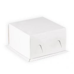Короба для тортов «Хром Эрзац» белый. Размер: 170*170*100