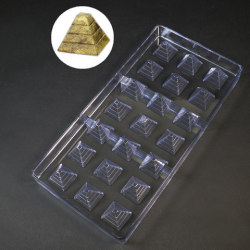 Форма для шоколада "Пирамида", 21 ячейка