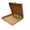 Коробка для пиццы 360х360х40, серая (Микрогофрокартон)   