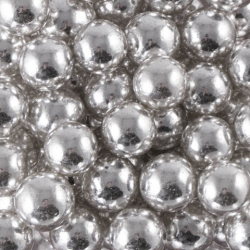  Сахарные шарики Серебро 14 мм, New, 50 гр